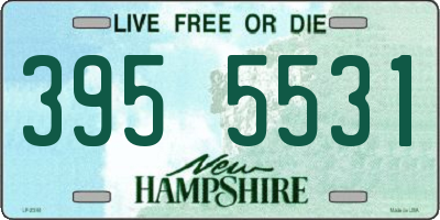 NH license plate 3955531