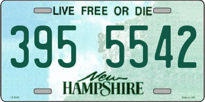 NH license plate 3955542