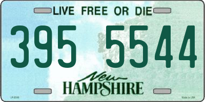 NH license plate 3955544
