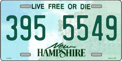 NH license plate 3955549