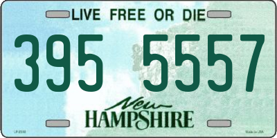 NH license plate 3955557