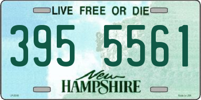 NH license plate 3955561