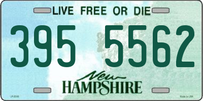 NH license plate 3955562
