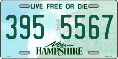 NH license plate 3955567