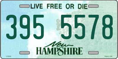 NH license plate 3955578