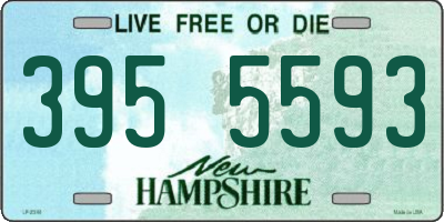 NH license plate 3955593