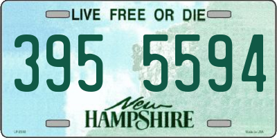 NH license plate 3955594