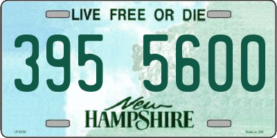NH license plate 3955600