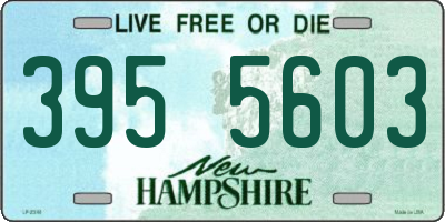 NH license plate 3955603