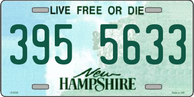 NH license plate 3955633