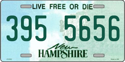 NH license plate 3955656