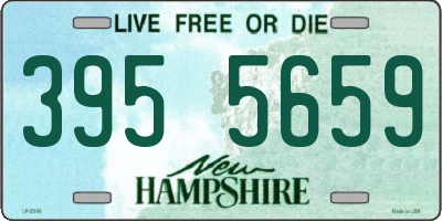 NH license plate 3955659