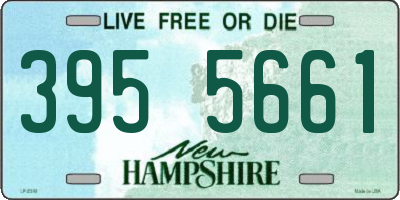 NH license plate 3955661