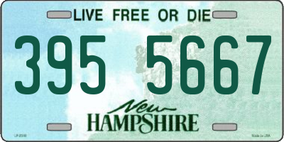 NH license plate 3955667