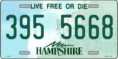 NH license plate 3955668