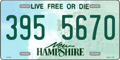 NH license plate 3955670