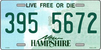NH license plate 3955672