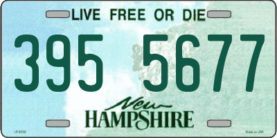 NH license plate 3955677