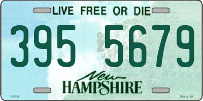 NH license plate 3955679