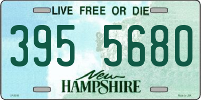 NH license plate 3955680