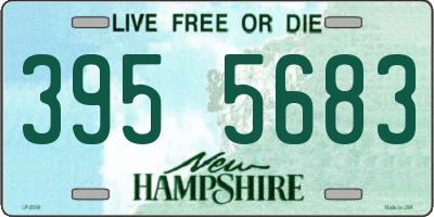 NH license plate 3955683