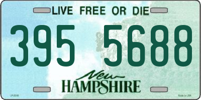 NH license plate 3955688