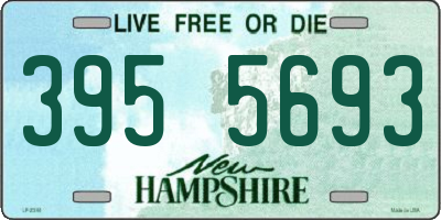 NH license plate 3955693