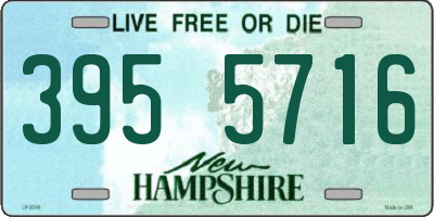 NH license plate 3955716
