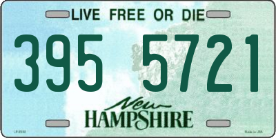 NH license plate 3955721