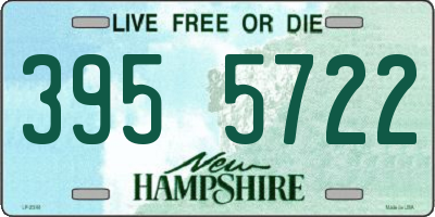 NH license plate 3955722