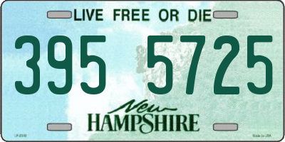 NH license plate 3955725