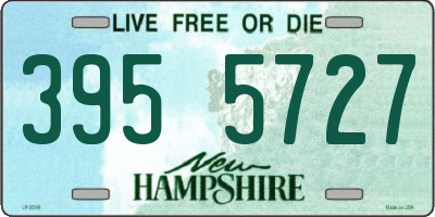 NH license plate 3955727