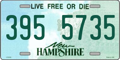 NH license plate 3955735