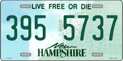 NH license plate 3955737