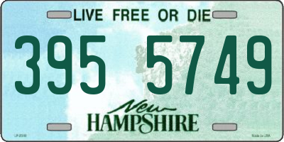 NH license plate 3955749