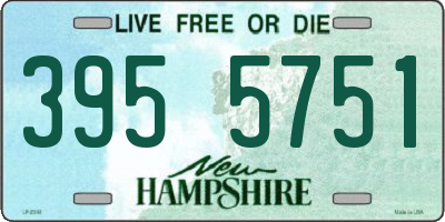 NH license plate 3955751
