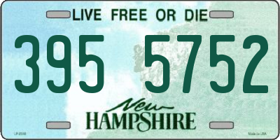 NH license plate 3955752