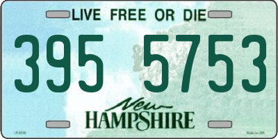 NH license plate 3955753