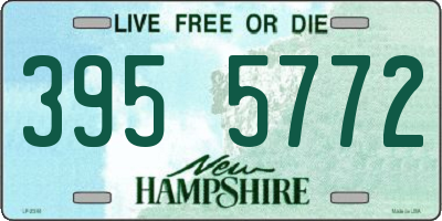NH license plate 3955772