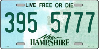 NH license plate 3955777