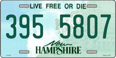 NH license plate 3955807