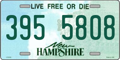 NH license plate 3955808