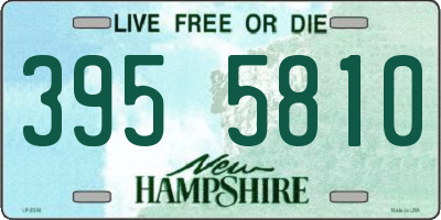 NH license plate 3955810