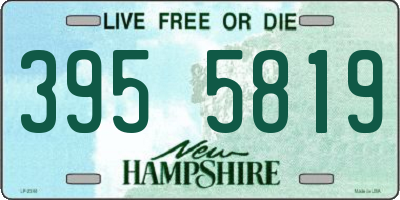 NH license plate 3955819