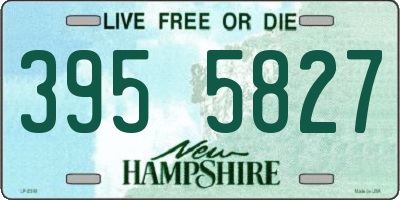 NH license plate 3955827