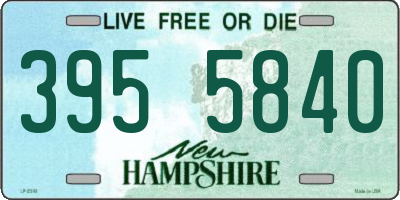 NH license plate 3955840