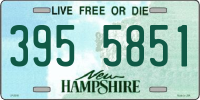 NH license plate 3955851