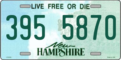 NH license plate 3955870