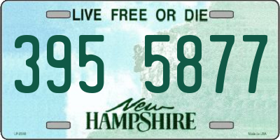 NH license plate 3955877