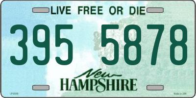 NH license plate 3955878